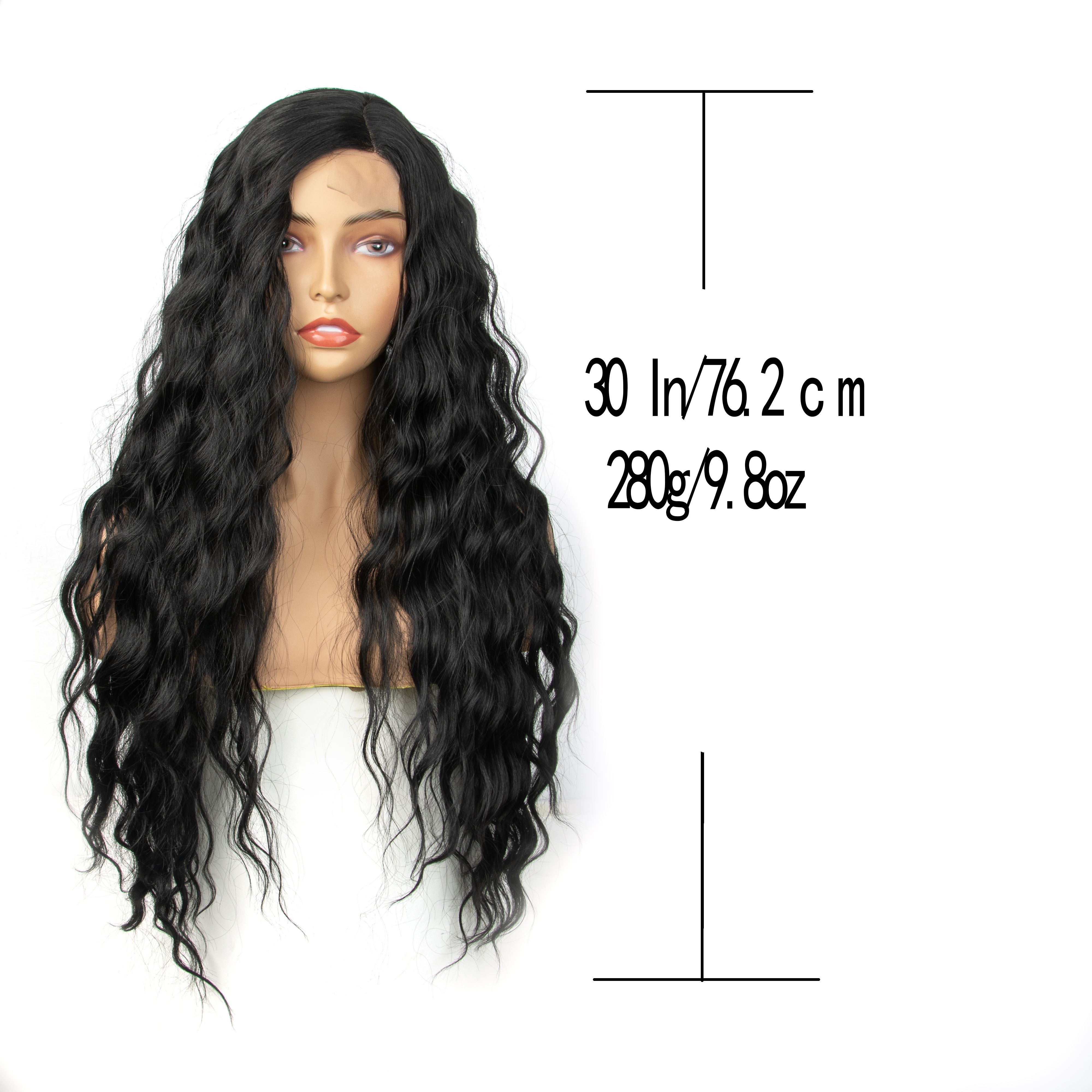 Density 130% Hair Synthetic Lace Wig Long Wavy Wig 30 Inch Blonde Wigs For Black Women Ombre Blonde cheapest Wig Synthetic Lace Wig