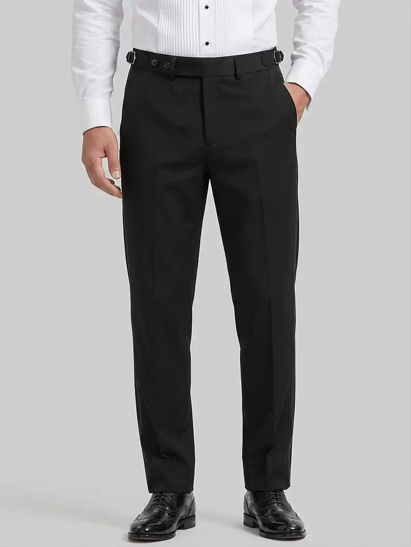 dress pants with lines on the side Mens White Tuxedo Pants with Gold Sateen Side Stripe Formal Dress Pants for Wedding and Prom Gold / Dress size Pants : 44