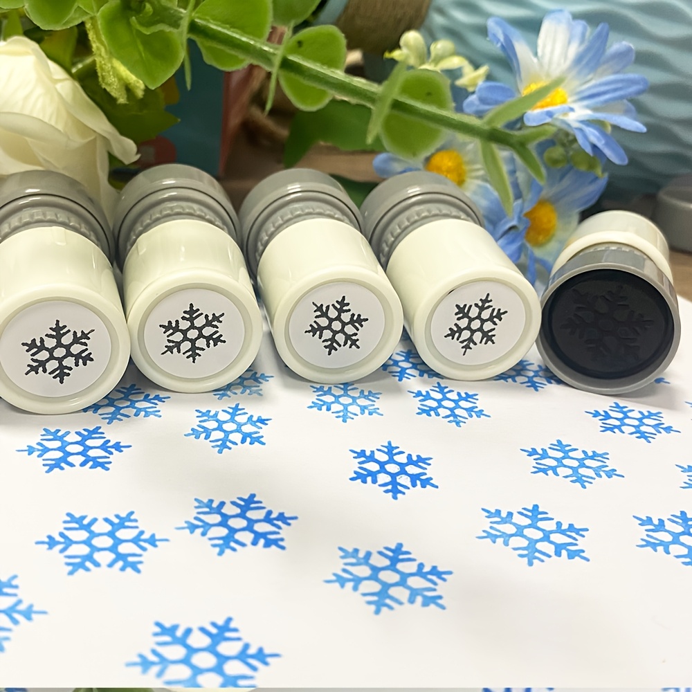 

Winter With Blue Stamps, High-quality Decorative Materials For Planners, And Press-style Card Decorations.