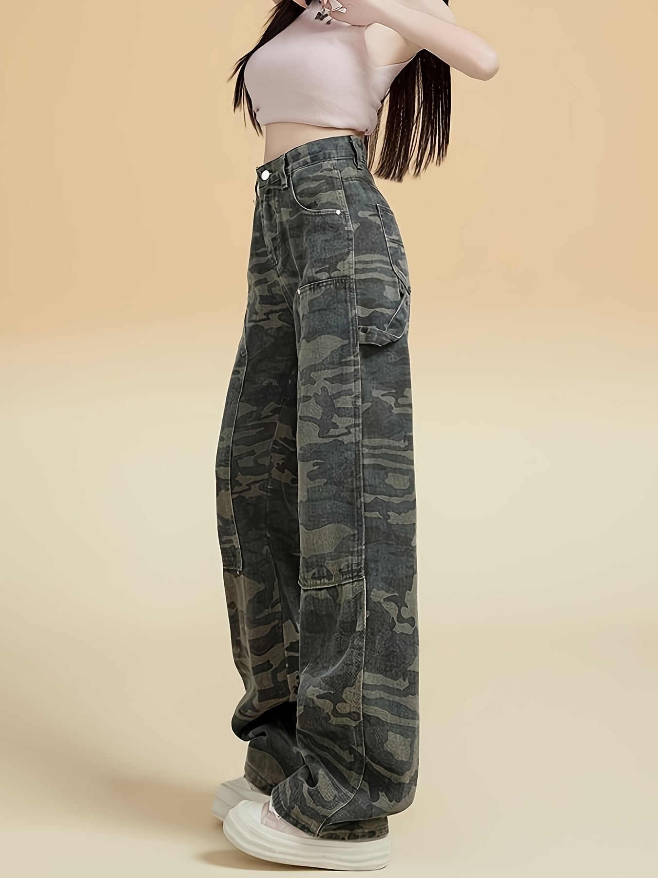 Camo Denim Cargo Jeans Camouflage Denim Cargo Jeans Michael Kors [TW]
