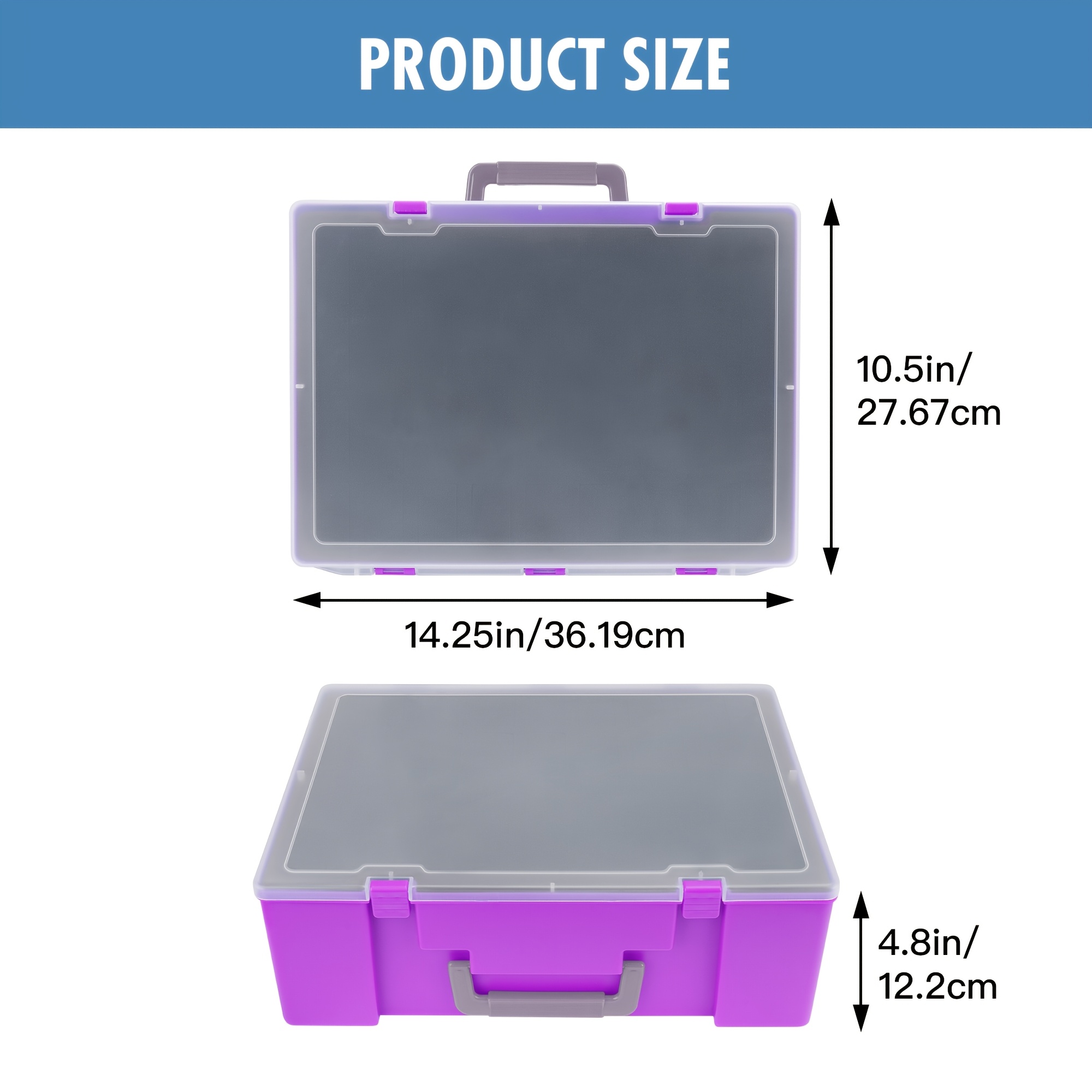 Miniature Storage Carrying Case, 108 Slot Figure Organizer