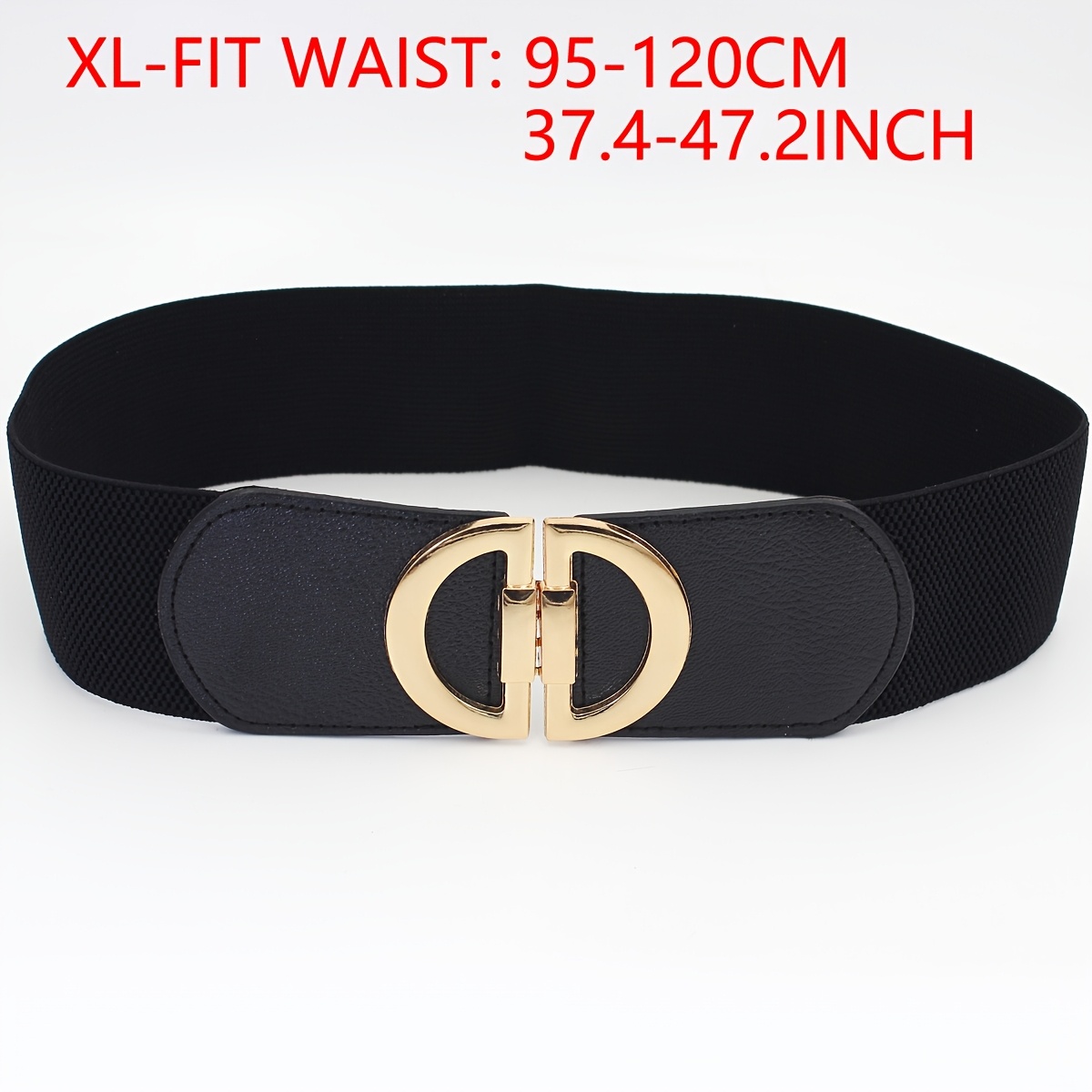 1pc Wide 6cm Waistband Plus Size 5 Colors Elastic Loose Belt