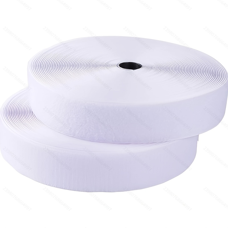 TEMU 2 Rouleaux de 5M X 20Mm de Sangle à Crochets pour Couture | Facile à Coudre | Excellent | Ruban en Nylon Non Adhésif, Adapté pour la Couture de