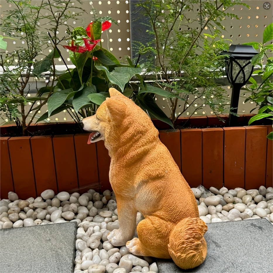 Estatuas Jardín Perro Metal - Juego 3 Piezas Beagle, Decoración Exterior