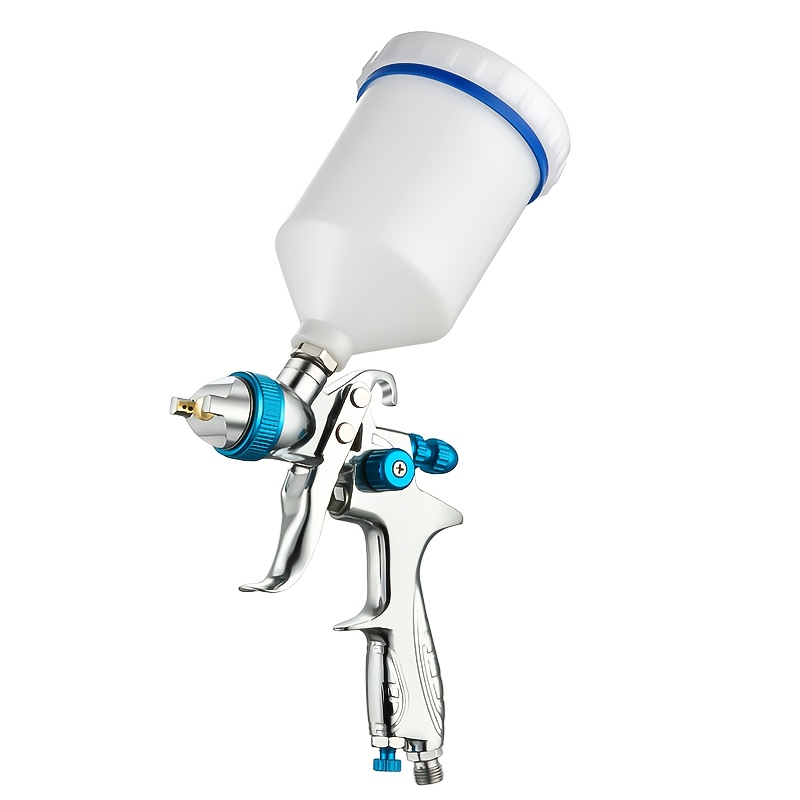TEMU Pistola Spray Professionale per Verniciatura Auto TV-800 HVLP, Ugello da 1.3mm - Atomizzazione per Rivestimento Uniforme, Strumento a d' Bassa