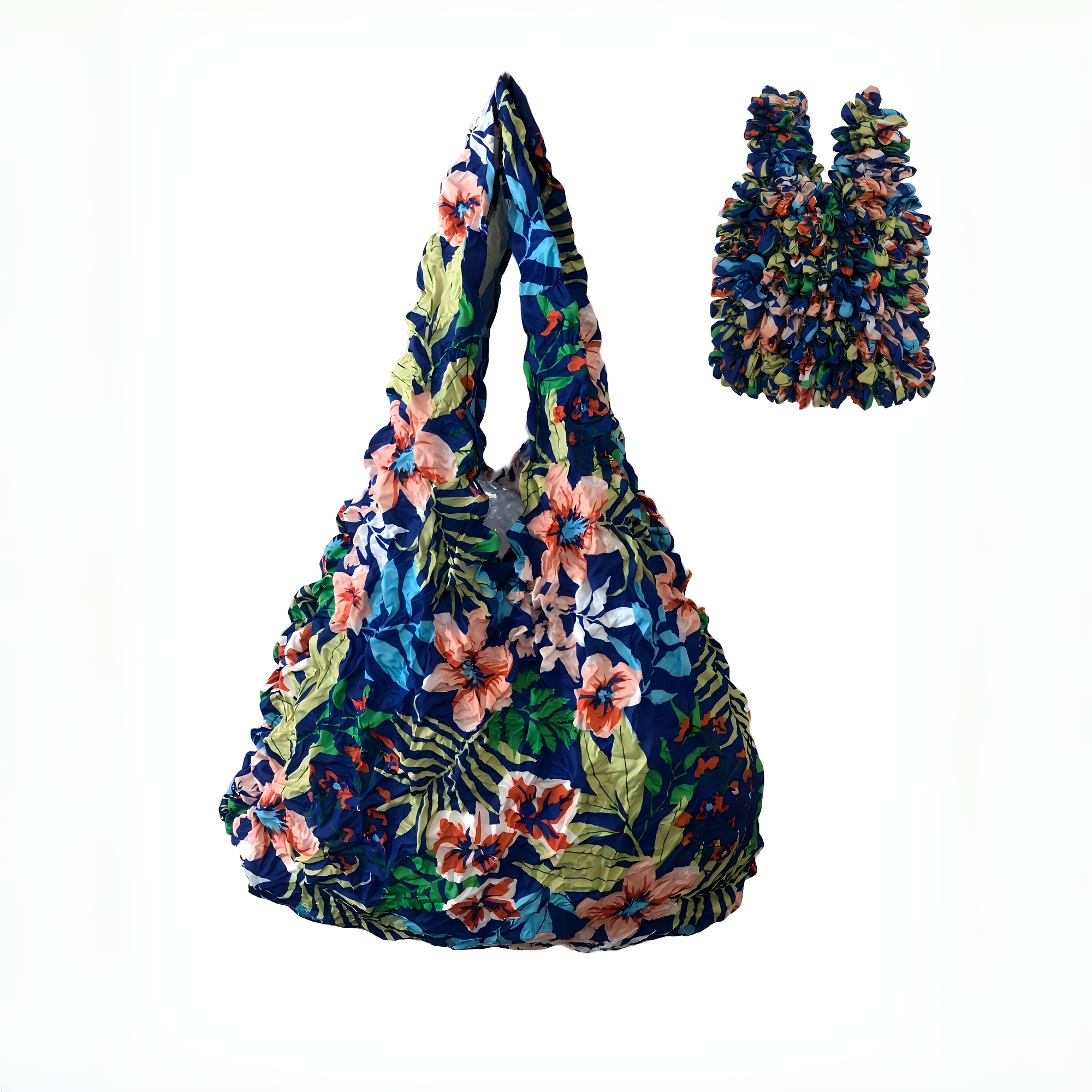 Image of Retractable Bag, Machine Washable, Water Washable, And Reusable. Suitable For Daily Use As Gift Bags, Shopping Bags, And Tote Bags. In