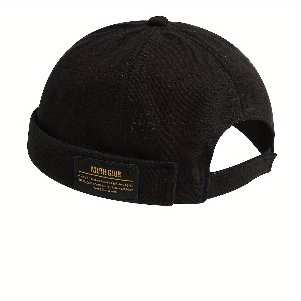 Men Women ; Unisex Sailor Cap; Breathable Brimless Hat; Durable Solid Color Adjustable Hats