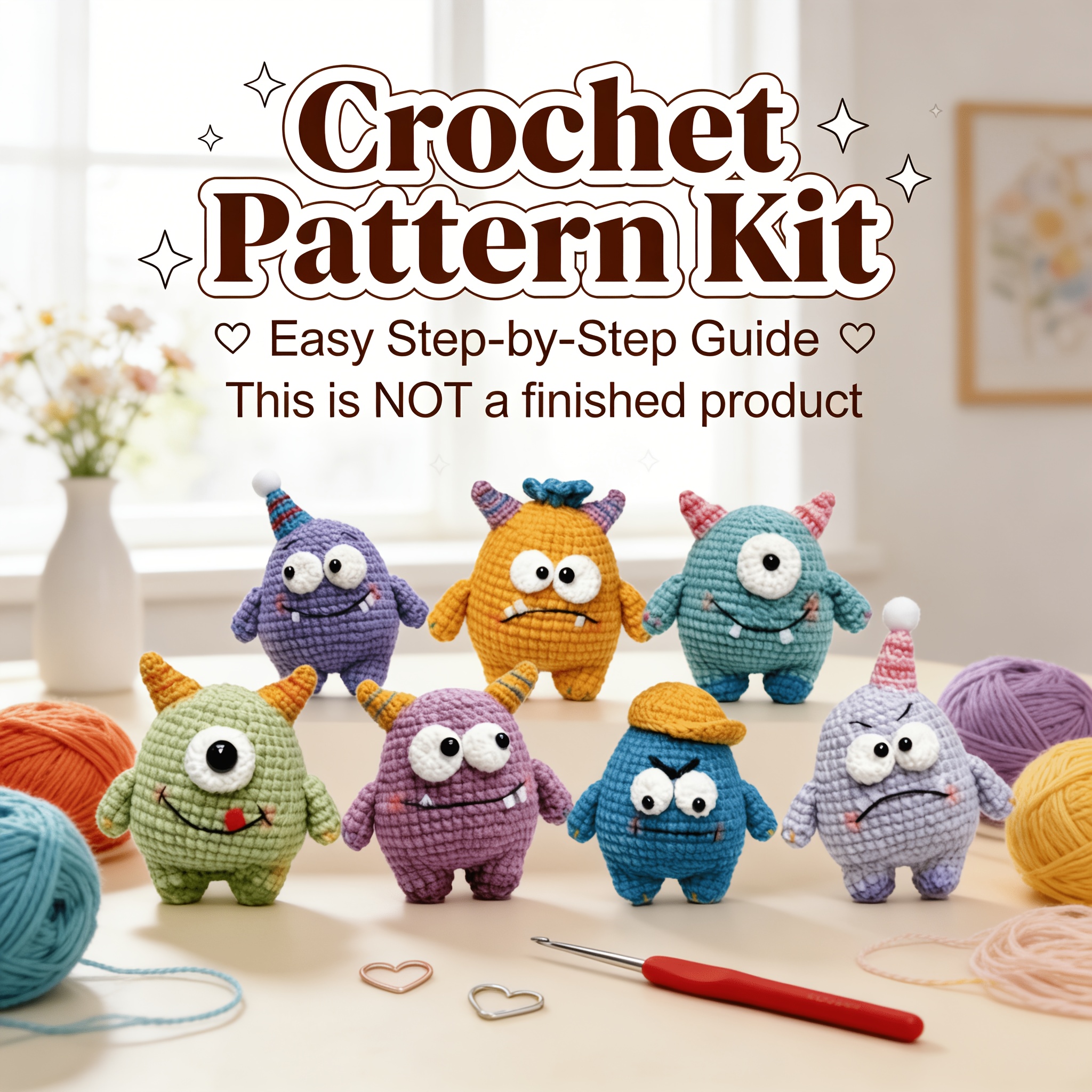 crochet for beginners kit sold on Temu United States