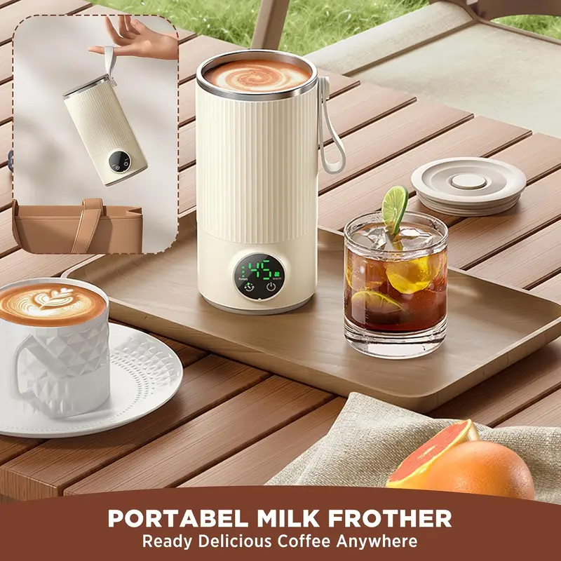 temperature controlled 4 in 1 and cooling foam machine and milk heater to stir coffee and heat milk details 3