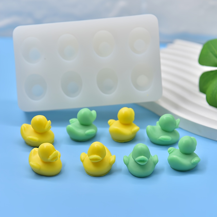 

Silicone Rubber Duck Mold, 8-cavity Mini Duck Shaped Silicone Mold For, - 1pc