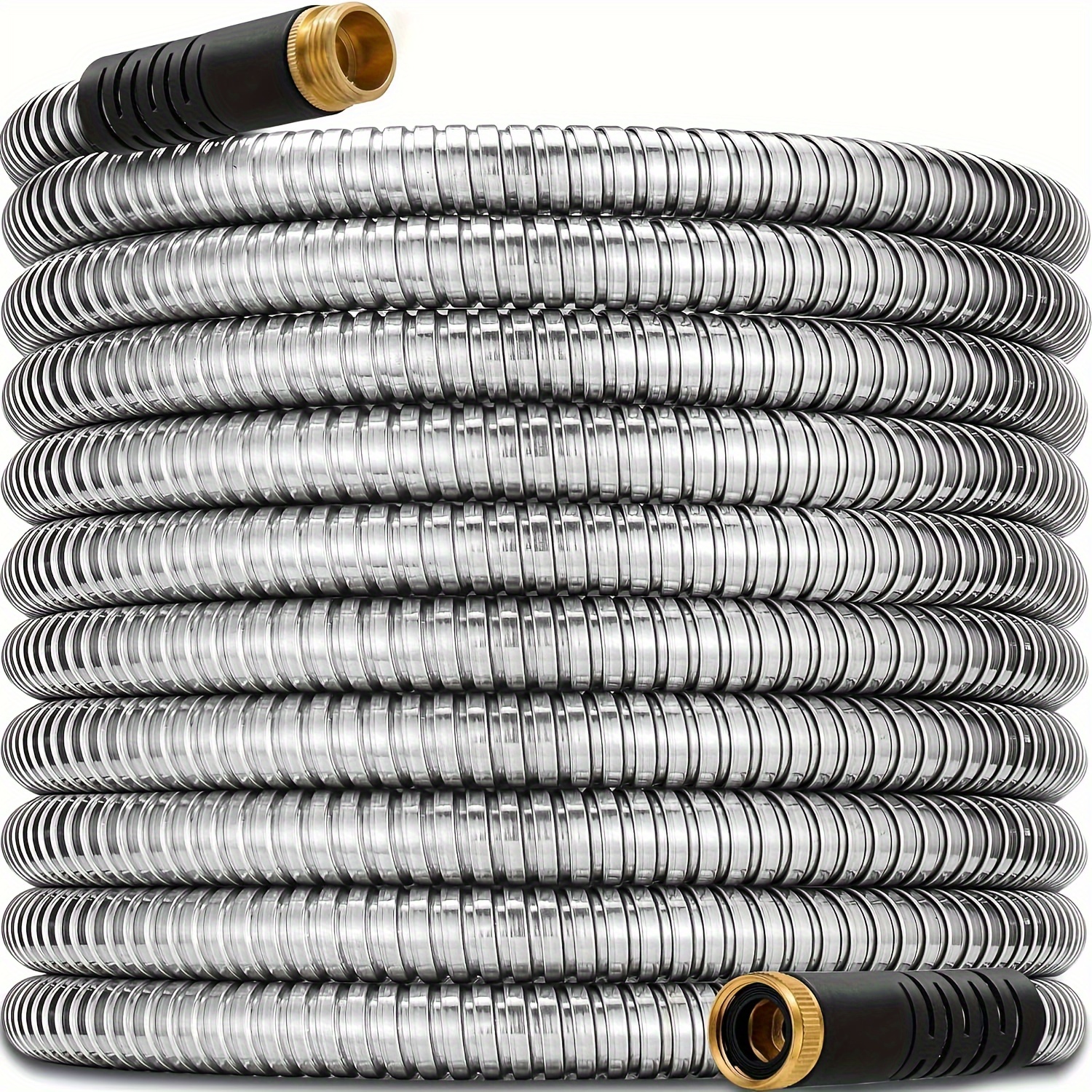 

Garden Hose With 10 Nozzle, Kink Free, Lightweight, , Resistant Fitting, Easy To Coil, Hose For Yard, Rv