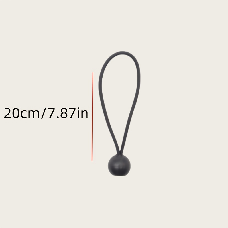 TEMU Cuerda de embalaje de pelota de 10cm/20cm/30cm de largo Cuerda multifuncional para camping al Equipo al y almacenamiento de hamaca