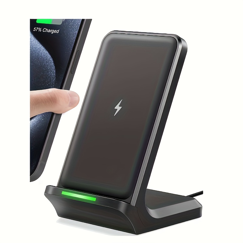 

Wireless Charger, 15w Wireless Charging Stand, Wireless Charging For Iphone 15/ 14/ 13/ 12/ 11/ Pro/ Max/ / Xs/ Xr/ X, Samsung S22/s21s20/s10/s9/note10/9, And Qi- Phone