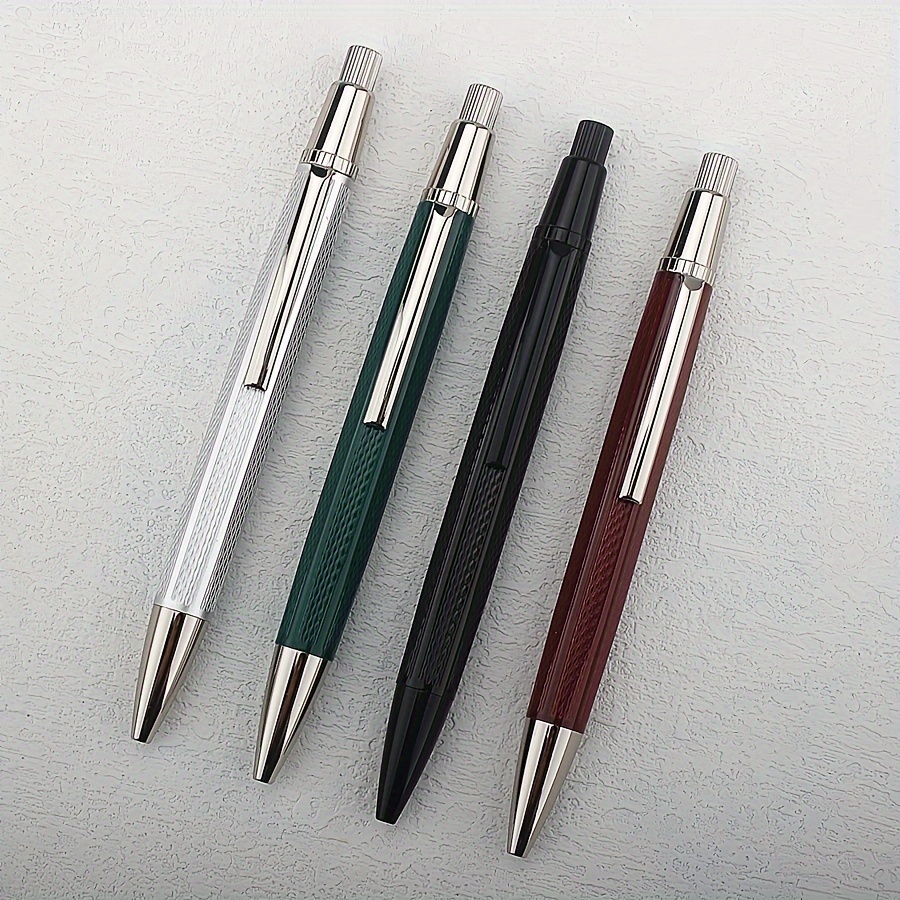 

High Quality Luxury 3021 Press Type School Supplies Ballpoint Pen With Silvery Clip New