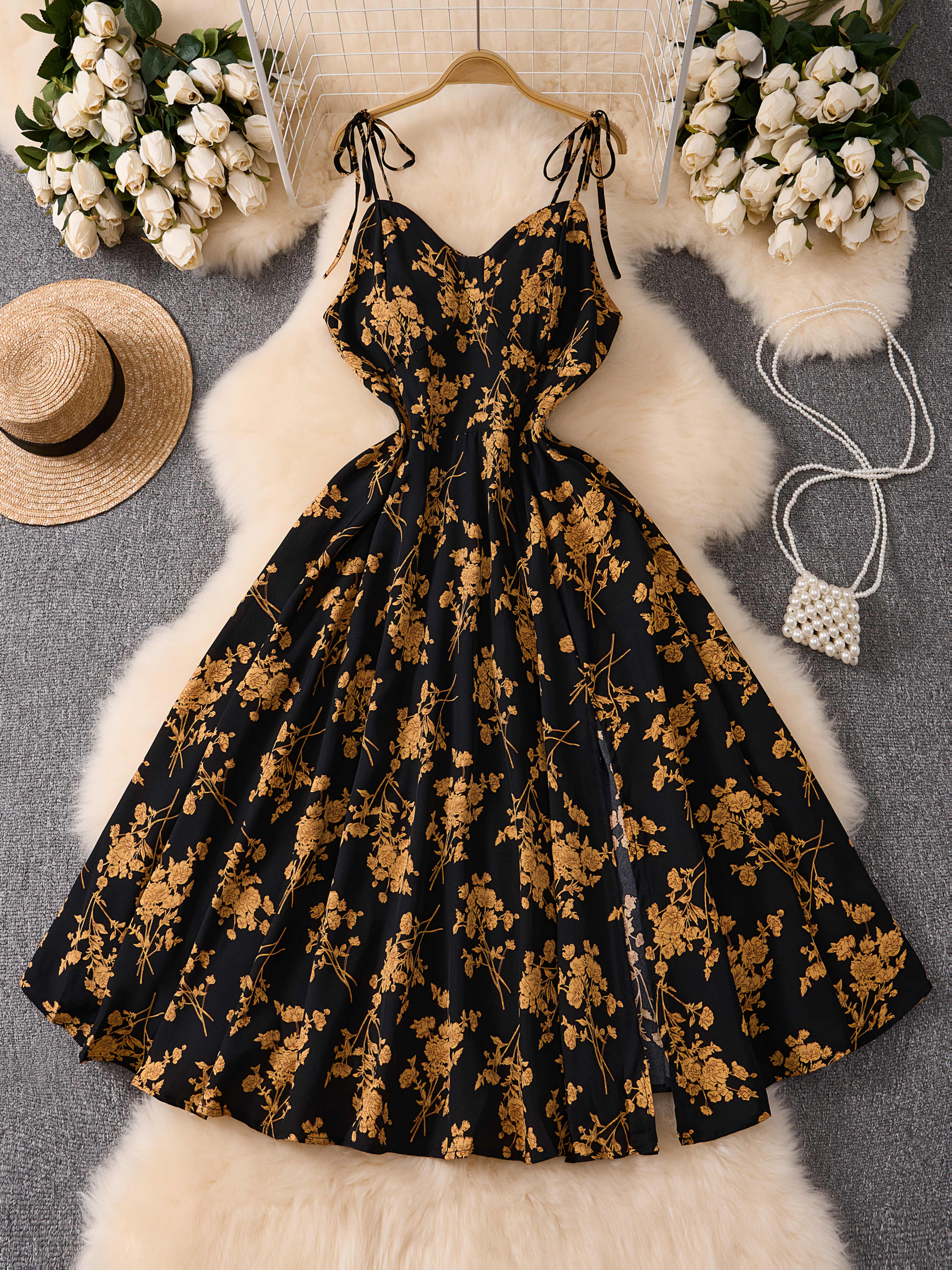chinese dress ladies Women's Plus Size Summer Milkmaid Dress Short Sleeve Square Neck Tie Front  Split A-Line Maxi Milk Maid Dress Black at Amazon Women's Clothing store