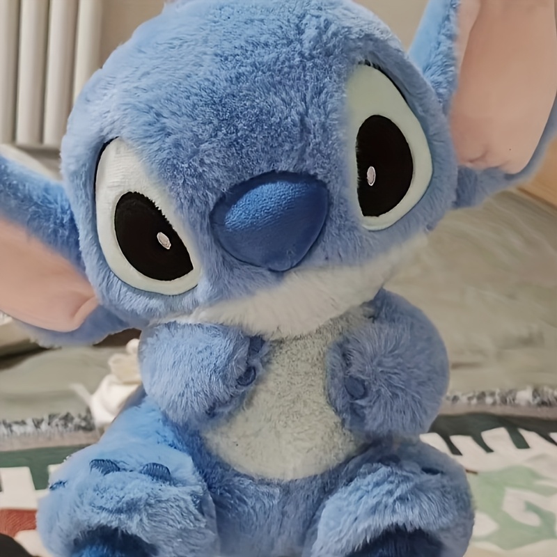 Disney Stitch Plush Toy - Soft Blue Body with Light Blue Big Ears Pillow - Perfect for Bedroom, Car, and Sofa Decor - Ideal Gift for Christmas, Valentine'S Day, and Birthdays