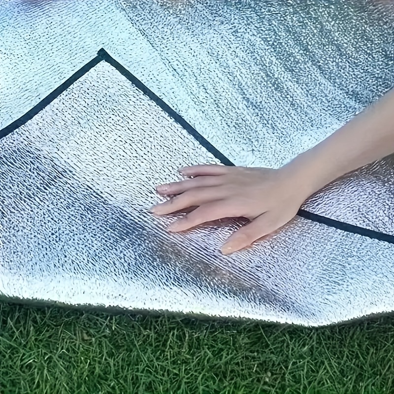 1 Camping Mat, Tent Pad, Foldable Picnic Beach Blanket, Outdoor Picnic Mat, Portable Camping Tarpaulin, Backpacking, Hiking