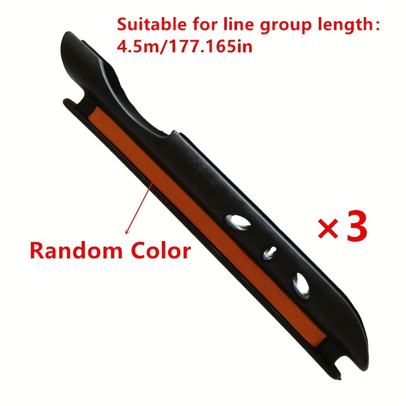 TEMU 3pcs Set, Random Colors, Mounted On Fishing Rods - Convenient Handheld Fishing Line Winder, Foam Fishing Line Spool, Bait Reel, Fishing