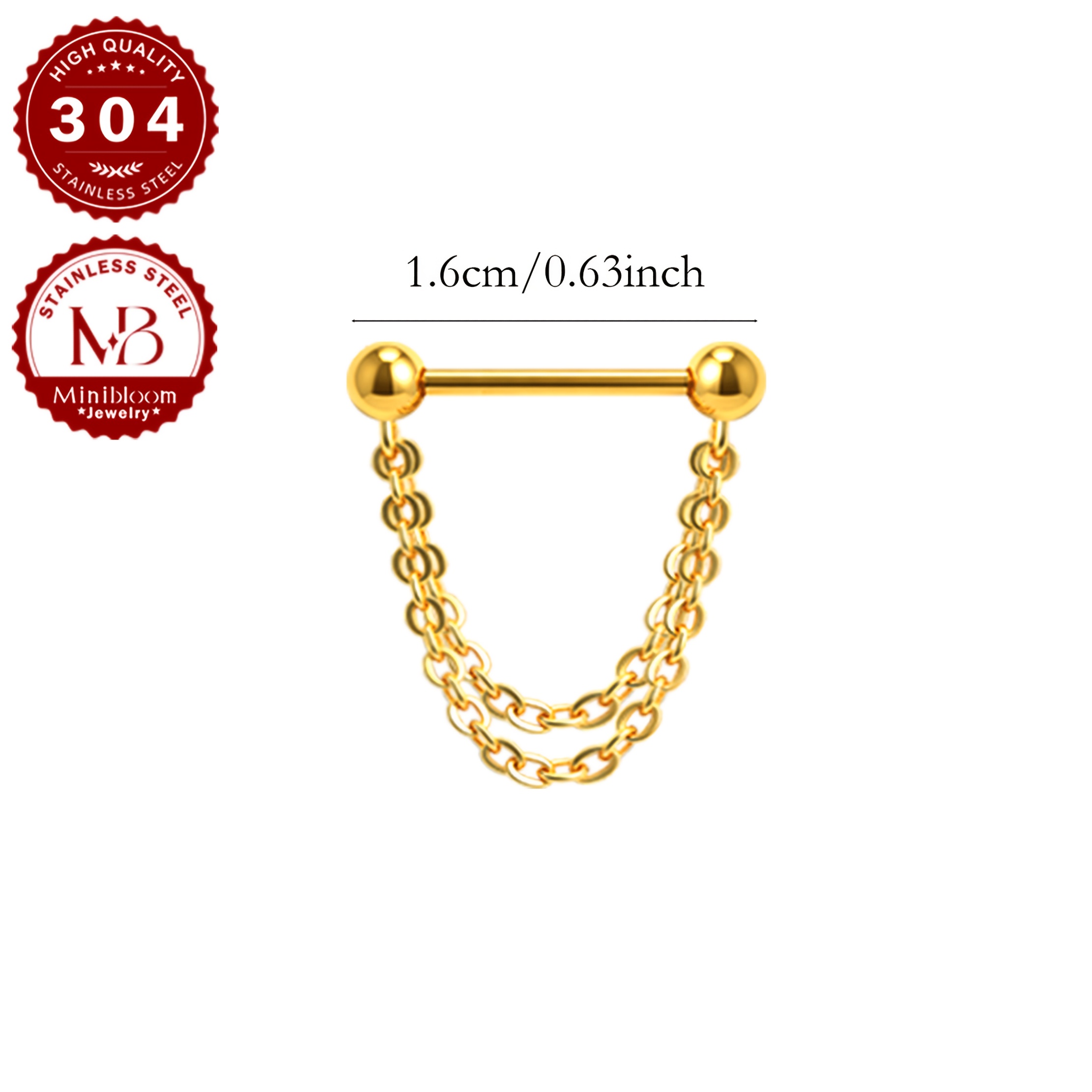 Women's Fashion Stud Earrings, Light Luxury Design