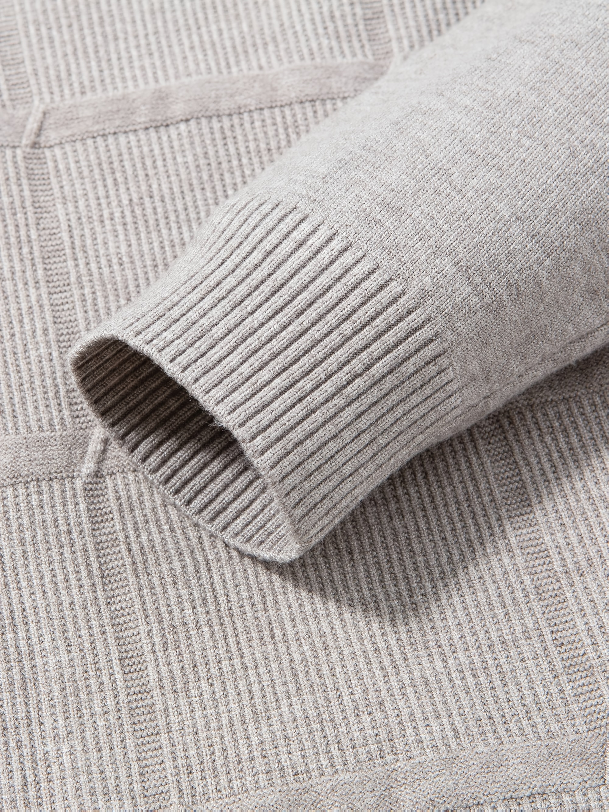 Maglietta a maniche lunghe in maglia autunnale e invernale - Maglietta casual da uomo con scollo rotondo_voghion.com