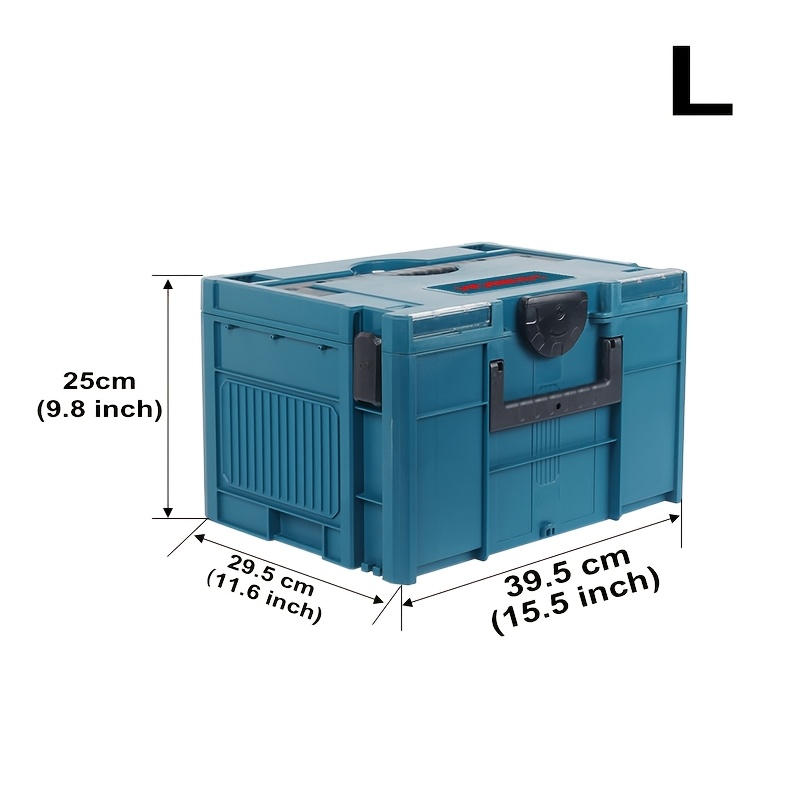 E-shop 4 Arten von Werkzeugaufbewahrungsboxen mit Klappdeckel, Kombination mit festem Verschluss, 4 Größen S/M/L/XL kostenlos zur Auswahl, passendem