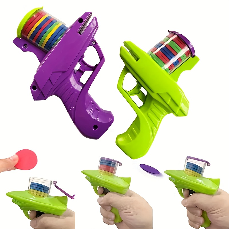 2pcs Vibrant Foam Disc Launchers with 30 Foam Discs