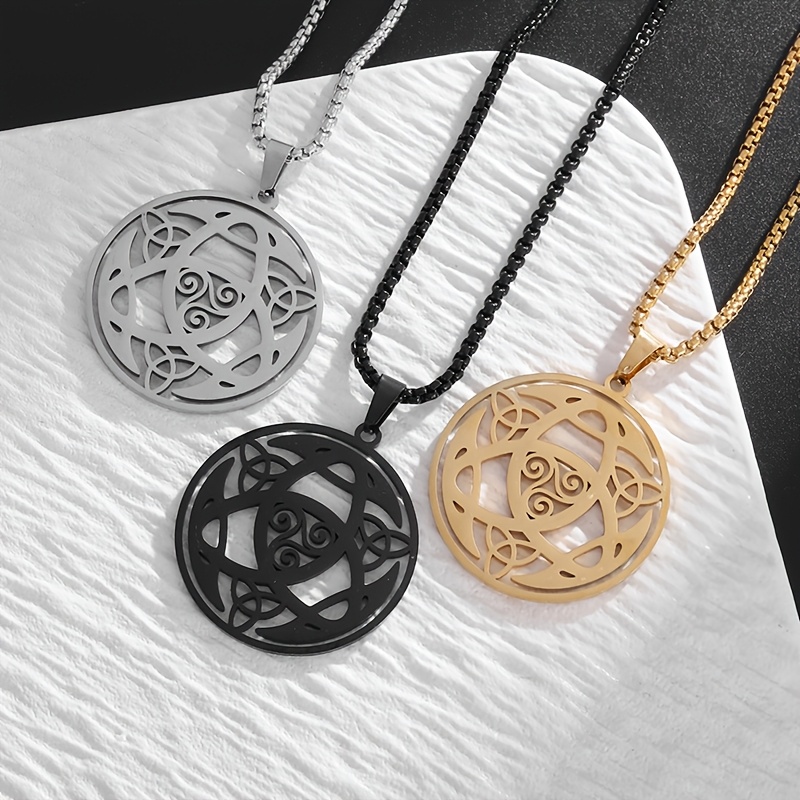 medallion necklace sold on Temu United States