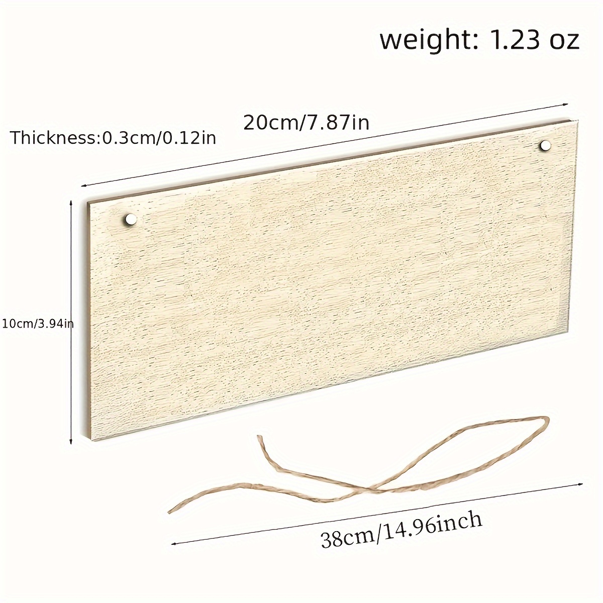 WOFASHPURET 6pezzi Cartelli in Legno per Sedie Riservate Eleganti Cartelli Sospesi Decorazioni per Matrimoni e Feste Materiale Riutilizzabile e Resistente