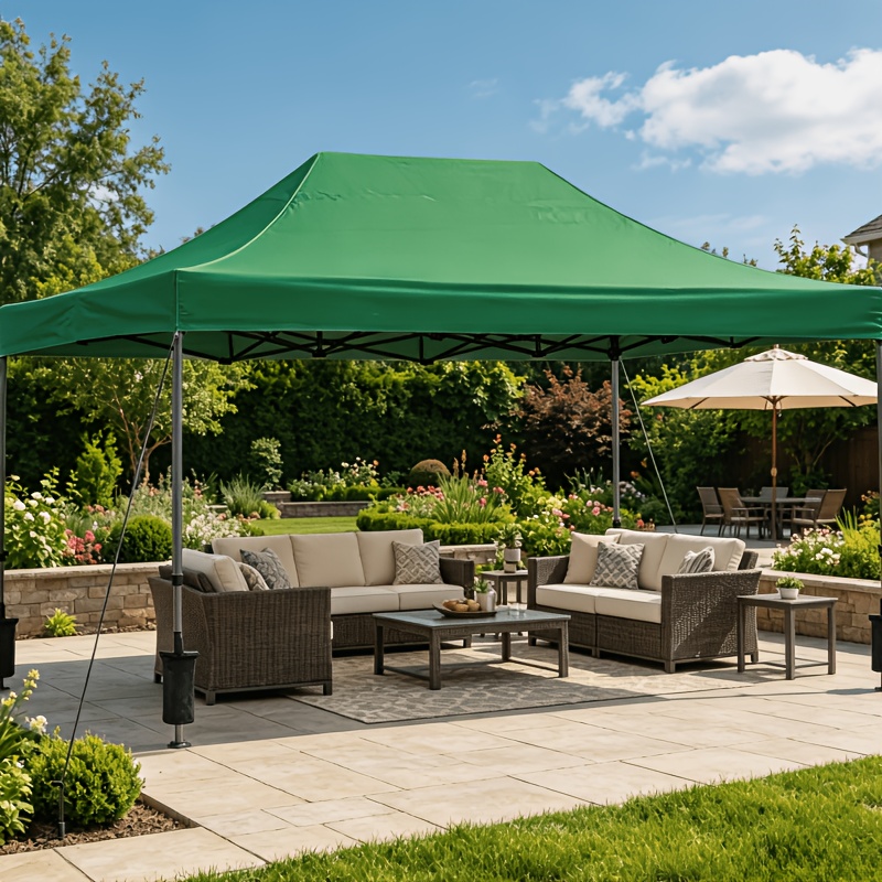 Image of 3.12*4.62/3.12*3.12m Canopy Tent, Canopy, And Awning Outdoor Canopy Commercial Instant Heavy Duty Canopy, 210d Adjustable Canopy With Carry Bag, 4 Sandbags And 4 Stakes