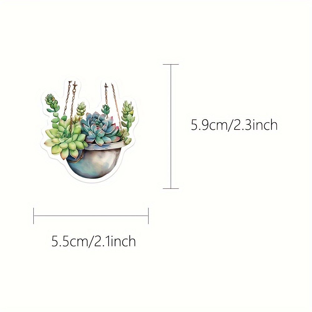 300 Stück Taro-Blatt-Sticker Aus PVC – Selbstklebend, Wasserfest, Für Scrapbooking, Laptop, DIY
