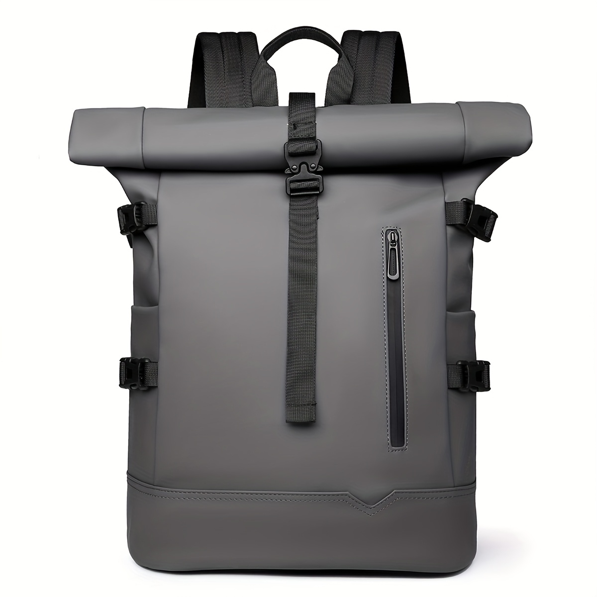 Roll-top Backpack 2025 New Style Women's Backpack, Fashionable and Trendy, Large-capacity Travel Backpack, Commuting Computer Bag for Men