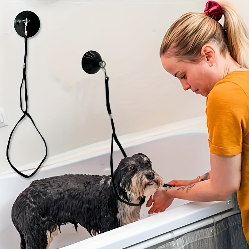 

A Set Of Suction Cup Restraints For Dog Bathing, For Grooming Tubs To Pets Baths - Suitable For Cats And Dogs Of All Sizes.