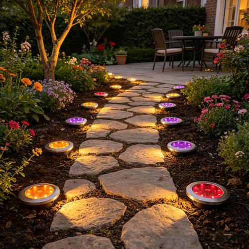 1pc led solar ground light landscape light ip44 photocell buried lamp auto on off wire free install 8 10h lighting for garden yard lawn walkway driveway patio fence festival decor