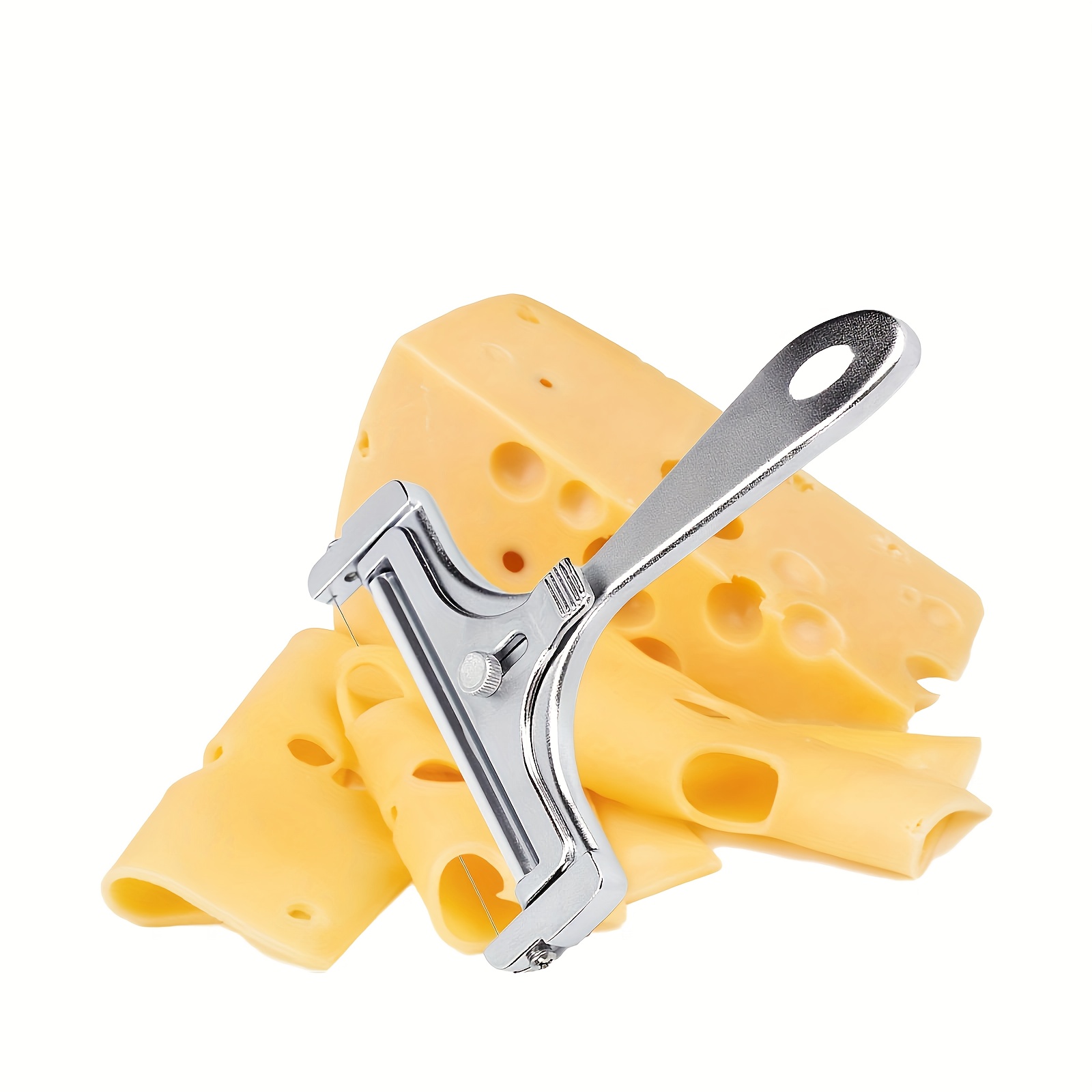 1pc Adjustable Cheese Slicer - Easily Cut Perfectly Thin Or Thick Slices, For Restaurant Use