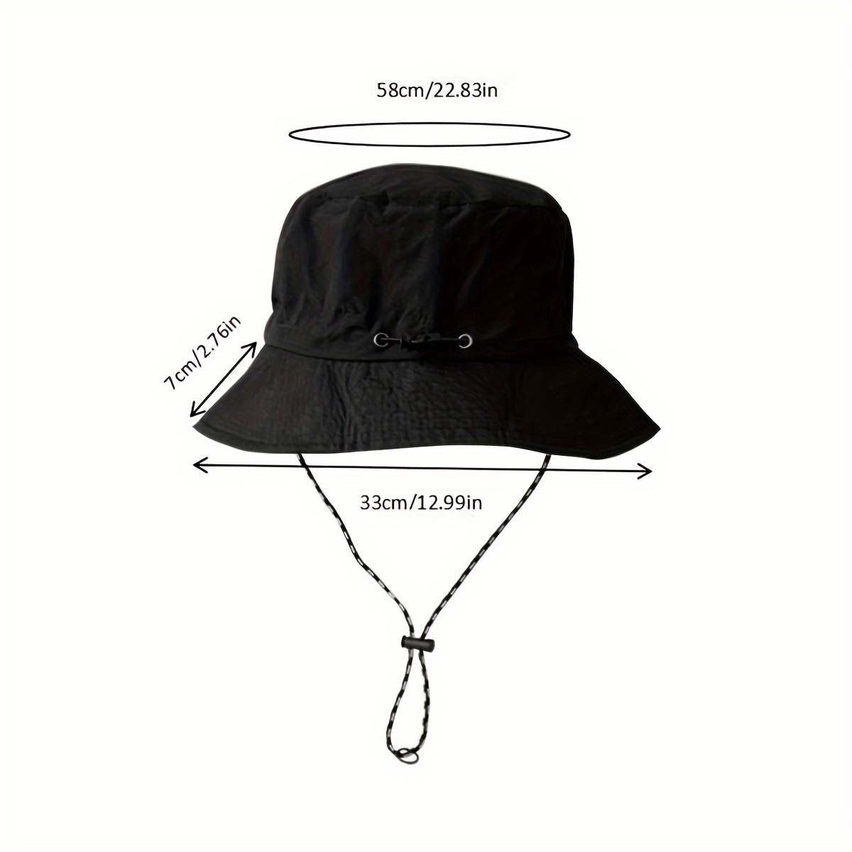 Women Bucket Hat Waterproof Fisherman hat can Store Bag Basin hat  Quick-Drying Outdoor Hiking hat Men's Sunshade hat（Black） : :  Clothing, Shoes & Accessories