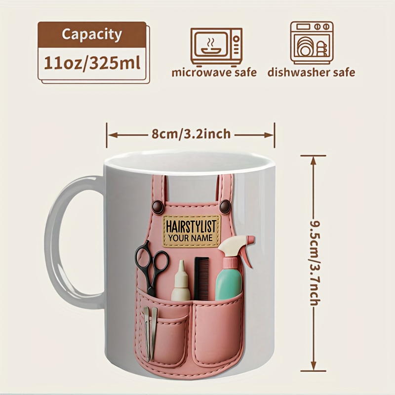gift   for hairstylists personalized barber ceramic mug a token of appreciation for salon owners a thank you gift for stylists and a retirement present 3
