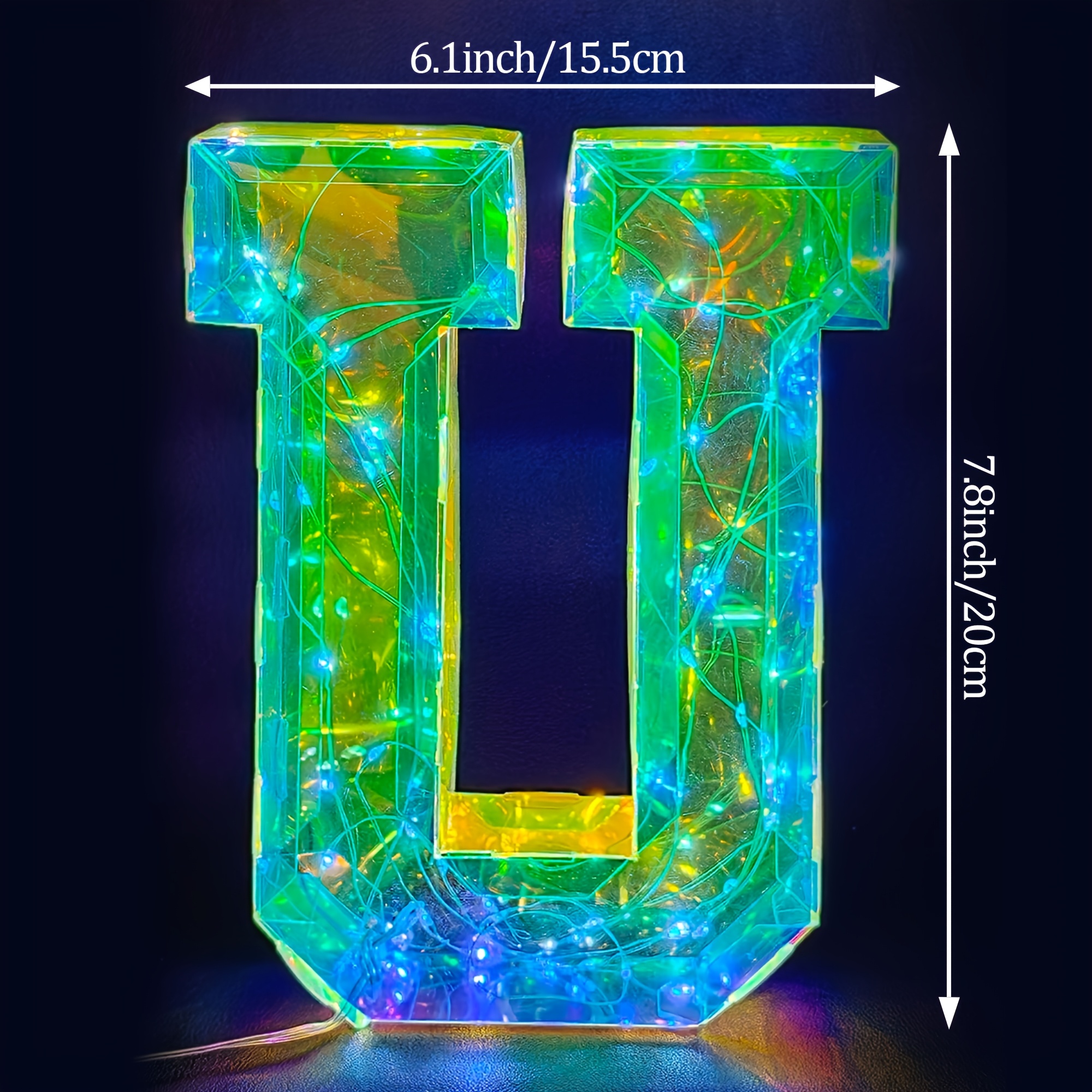 LED Color-Changing Letter and Number Lights