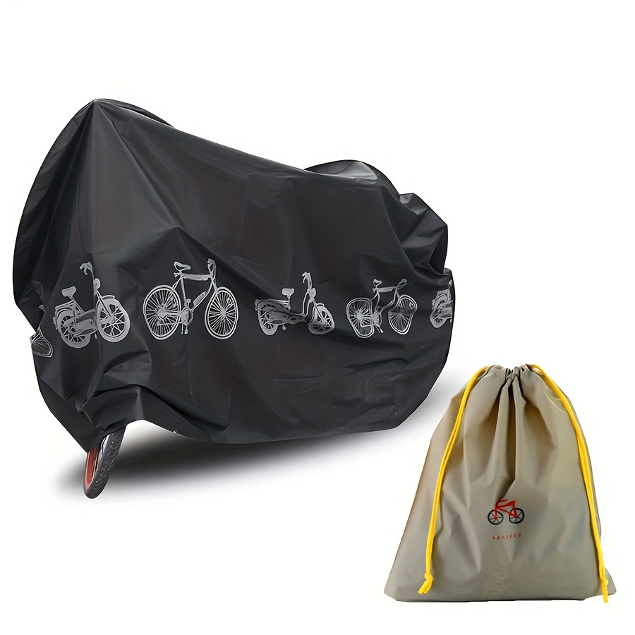 TEMU 2pcs (bicycle Cover And Storage Bag): Cover Is Thickened And Wear-resistant, Preventing Scratches, Rain, Or Dust When Outdoors. It Includes A