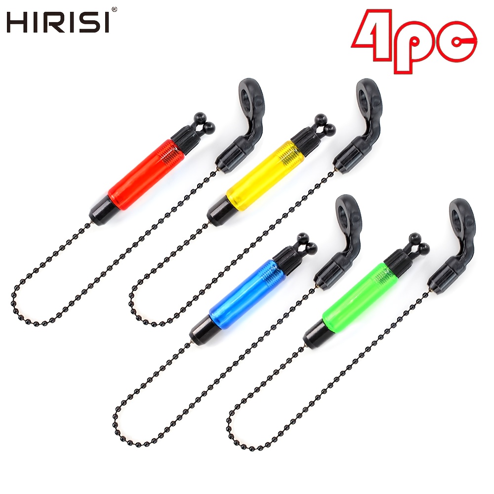 

4x Hirisi Tackle Carp Fishing Bobbins, Couleurs mélangées, Polymère à de , pile, tige/ en magnésium, Pour indicateur d'alarme de pêche, Fête de l'indépendance, Halloween, Fête du travail