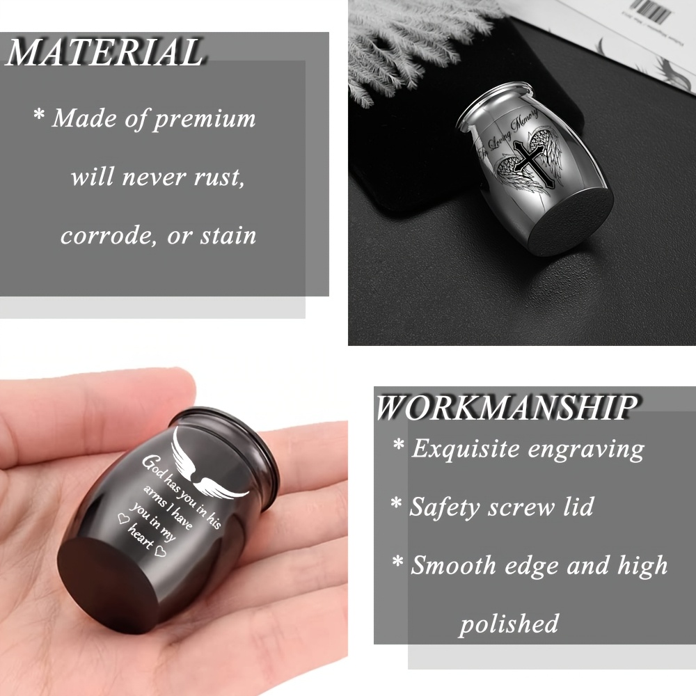 Mini Urns for Ashes, Keepsake Cremation Urns for Human/Pet Ashes