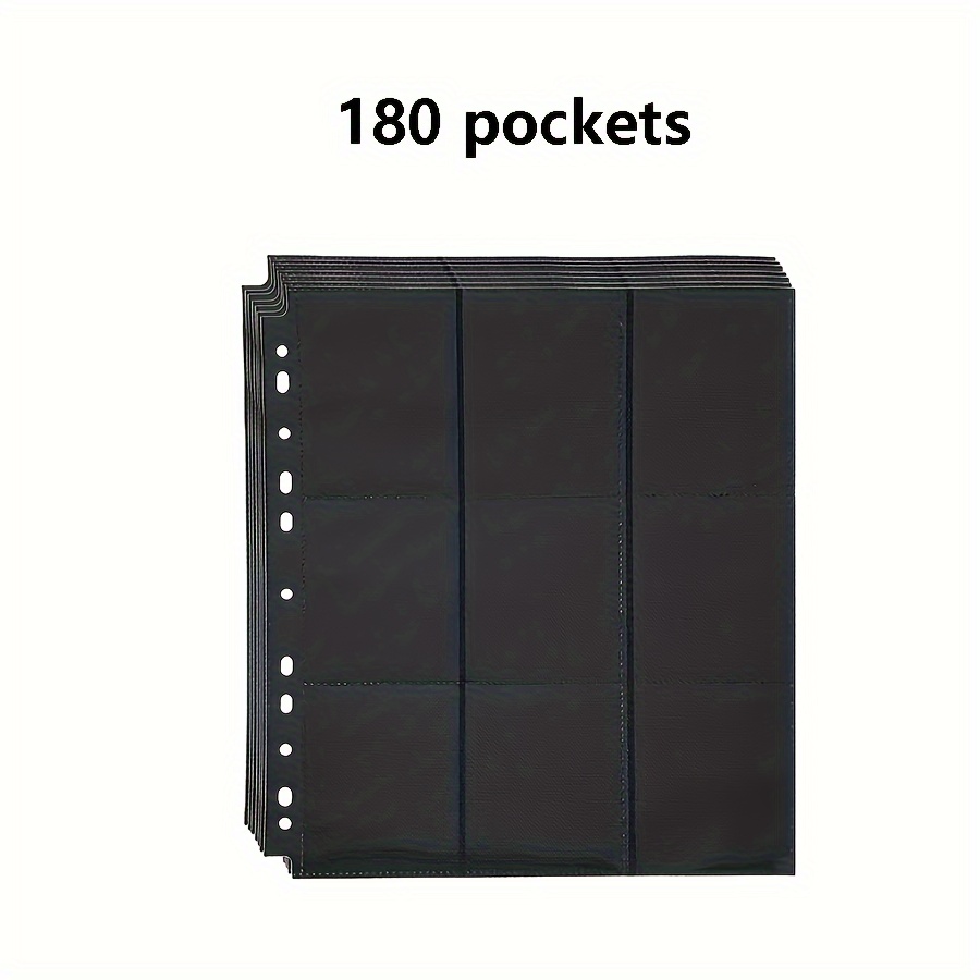 180 pockets card binder insert storage wallet - Temu Mauritius