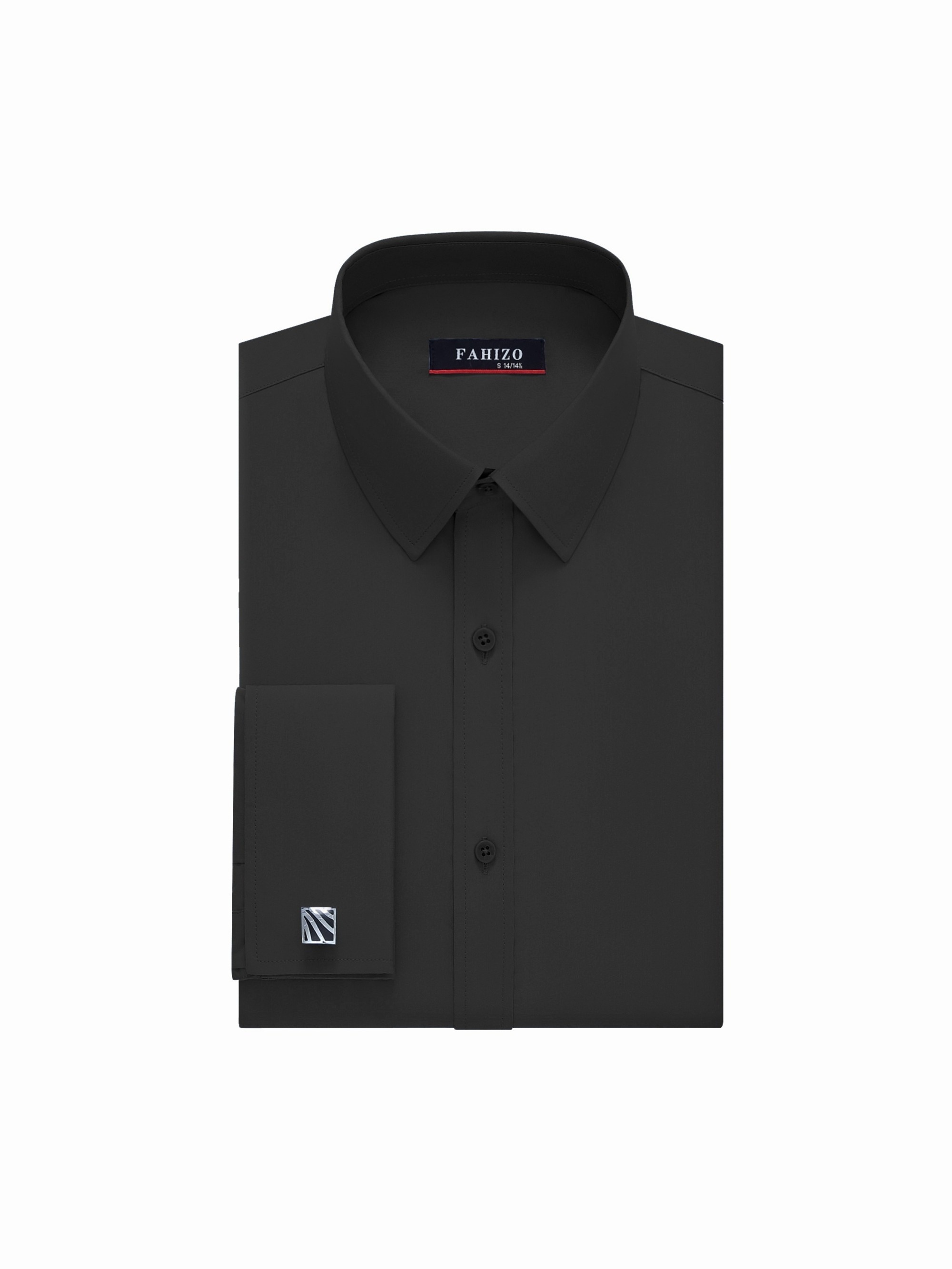 hooded black dress Non-Iron Cotton Pinpoint Solid Snap Tab Collar French Cuff Dress Shirt –  Paul Fredrick