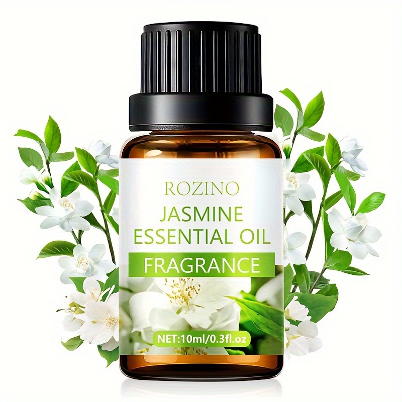

10ml Jasmine Fragrance Oil - Essential Oil For Diffuser, Humidifier, Candle Making, Soap Scents And Bath, Perfume Oil