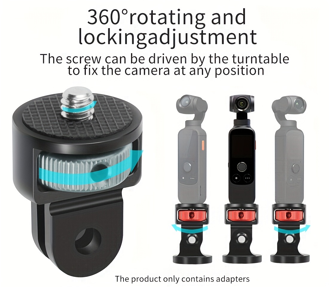 360 reinforced anti reverse cnc two card head   4 adjustable metal adapter Product details 2