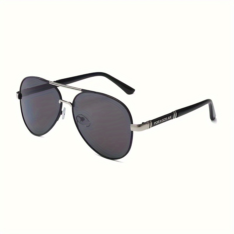 Fashion Polarized Sun Glasses Men Retro Metal Frame Sunglasses