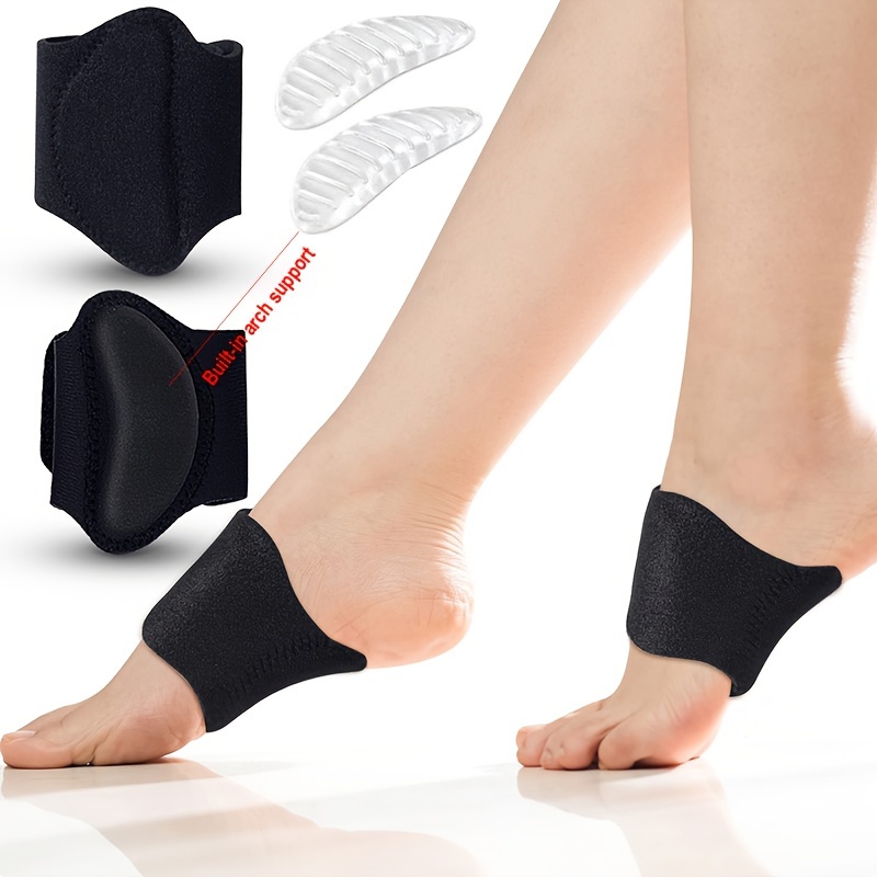 Image of Support Insoles Pads For Men And Women, 2-pack With Built-in Pad, Sporty Design For Shoes And Footwear