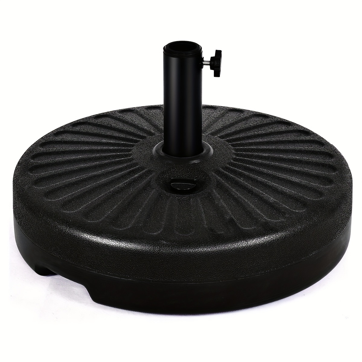 

1pc 50lbs Water Plastic Umbrella Base, Recyclable Patio 20" Umbrella Stand Hold