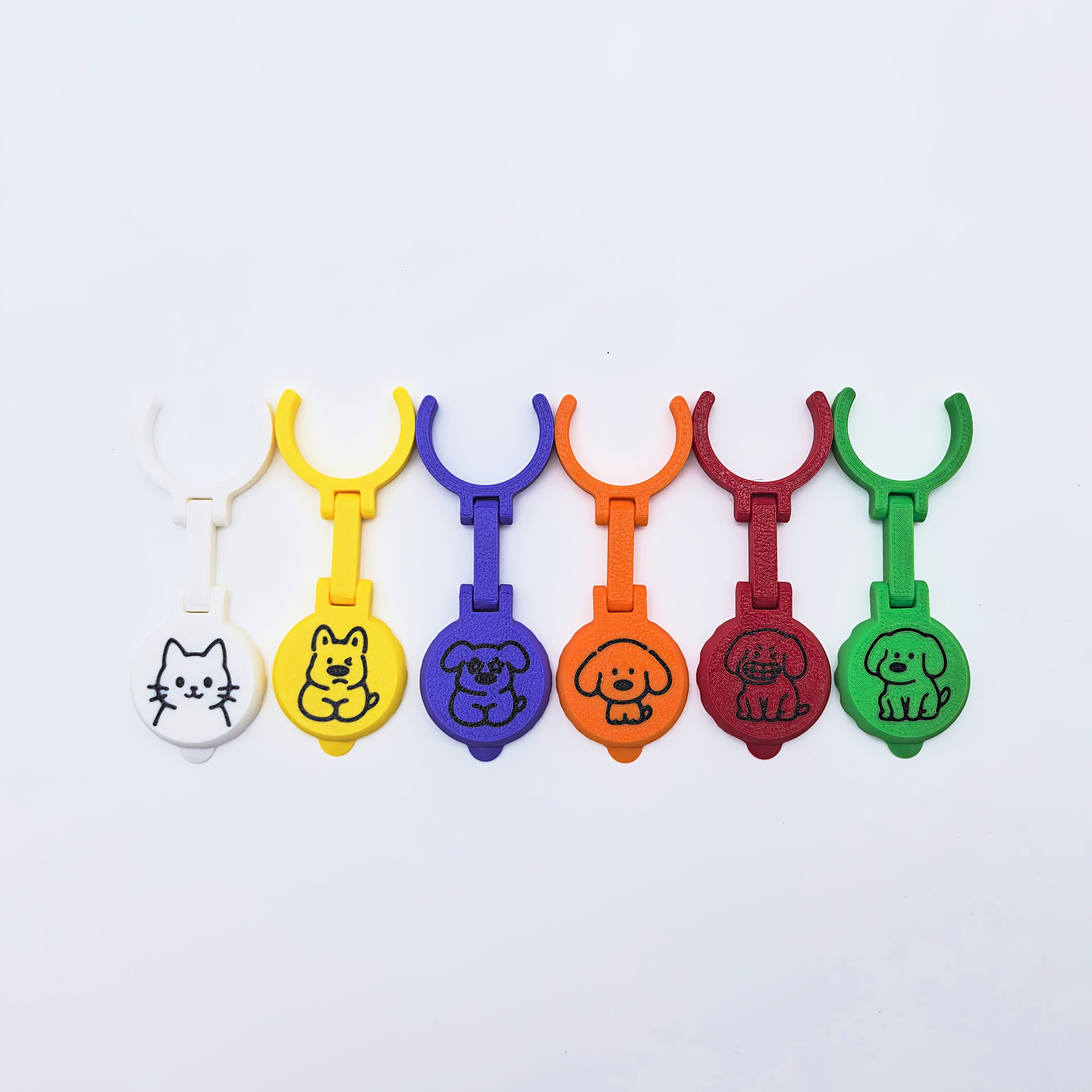 Image of 6pcs Marker Set - Reusable Wine Bottle Markers, Ideal For Party Organizers, Bars, Home Gatherings, And Beer Enthusiasts To Individual Bottles And Prevent Flavor Mixing Or Dust Contamination