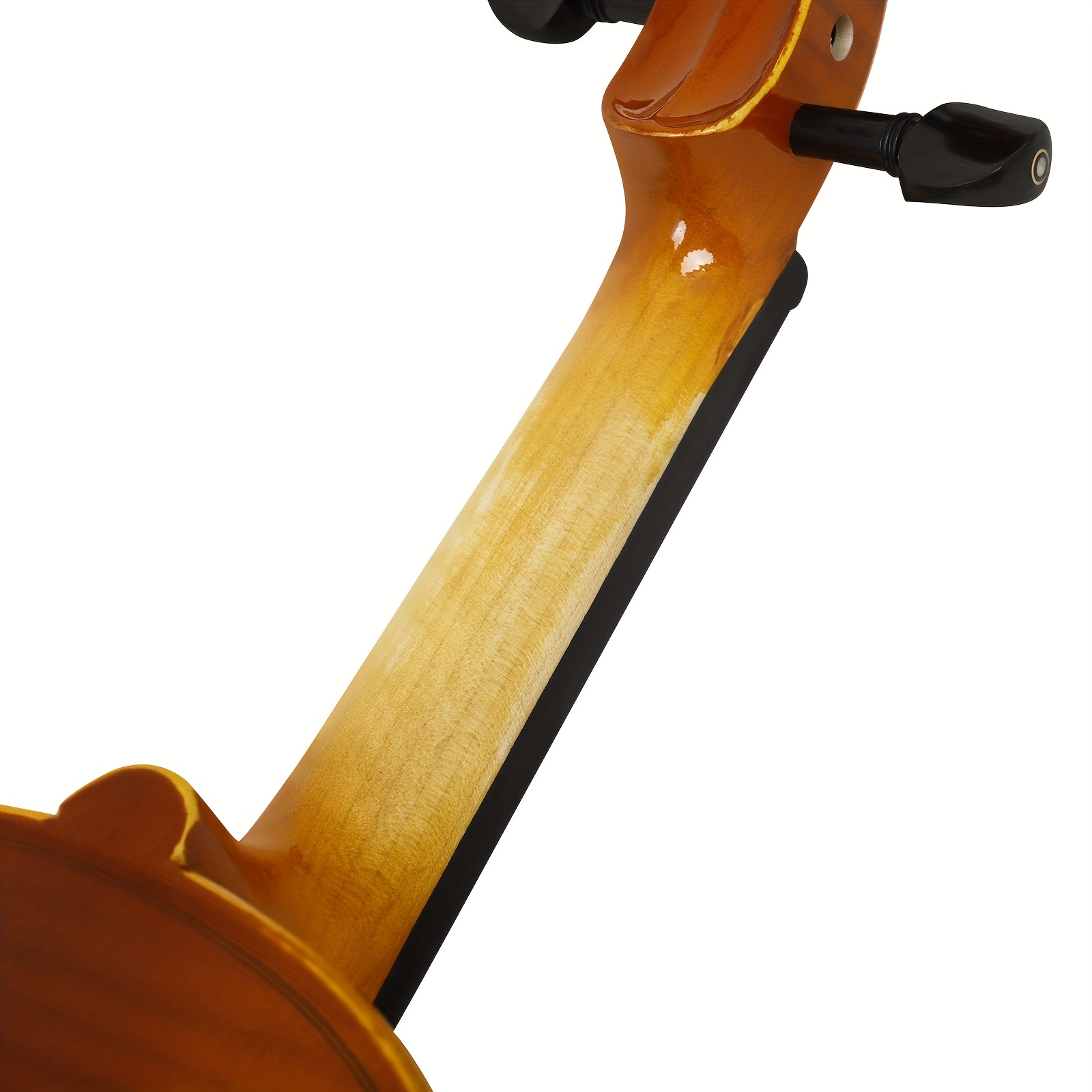Astonvilla A-Station Vliza VA-20 Violín de madera de abedul sólido de 16 pulgadas, acabado de tigre, ajustes de ébano completo y cuerdas antideslizantes estables - Estética elegante y natural con gradiente para violinistas