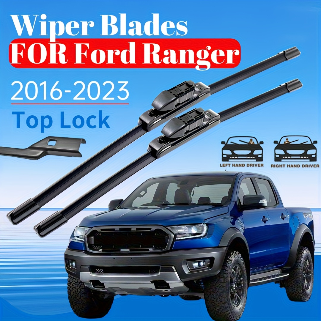 TEMU Windshield Wiper Kit For Ford Ranger Models From 2016 To 2023 - 24 Inches + 15 Inches - High-quality Windshield Wipers (suitable For Right-hand